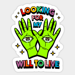 Looking Sticker